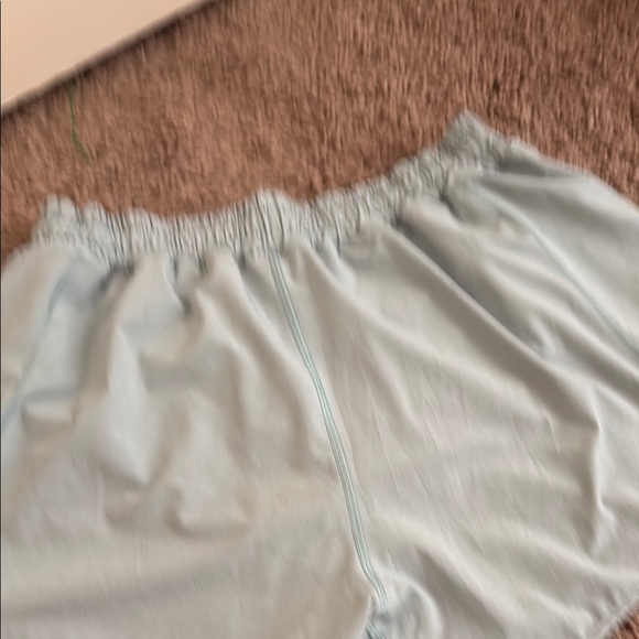 Lululemon Athletica Blue and Green Athletic Shorts - Picture 4 of 6